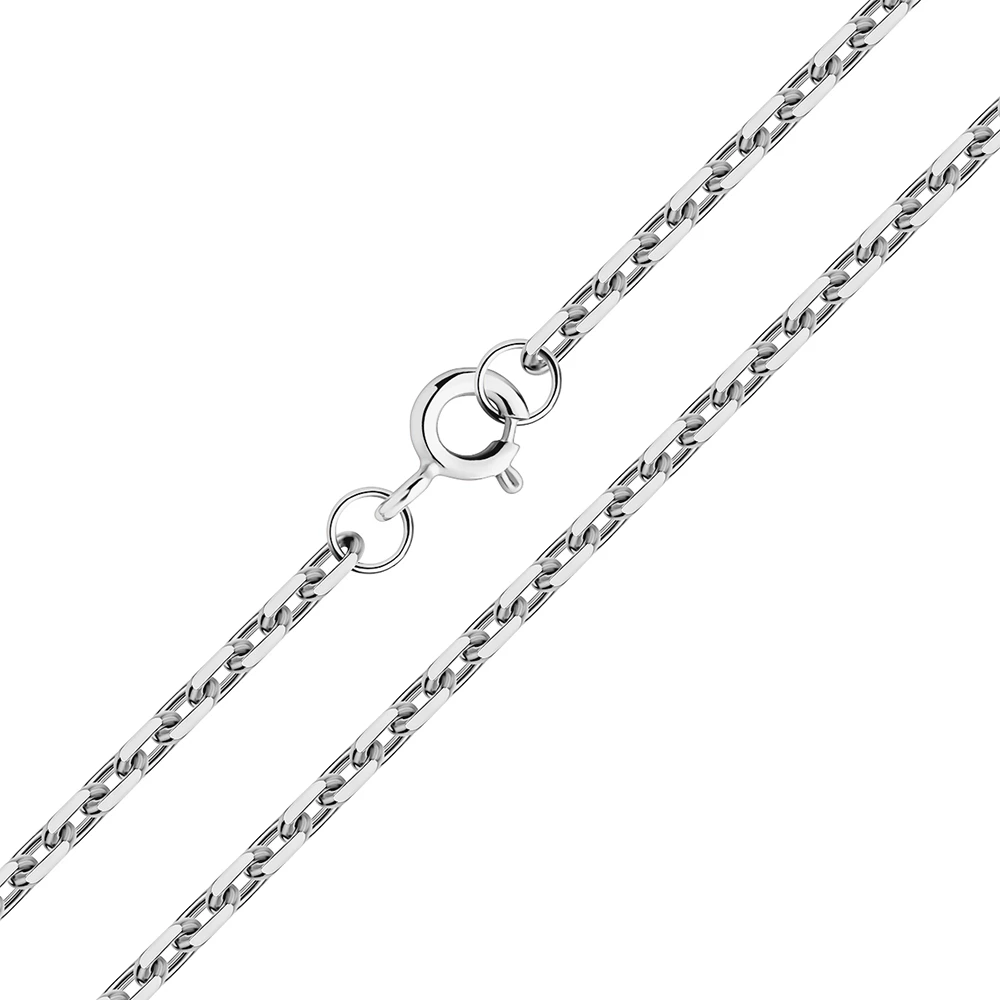 Цепь якорь из серебра 925 пробы