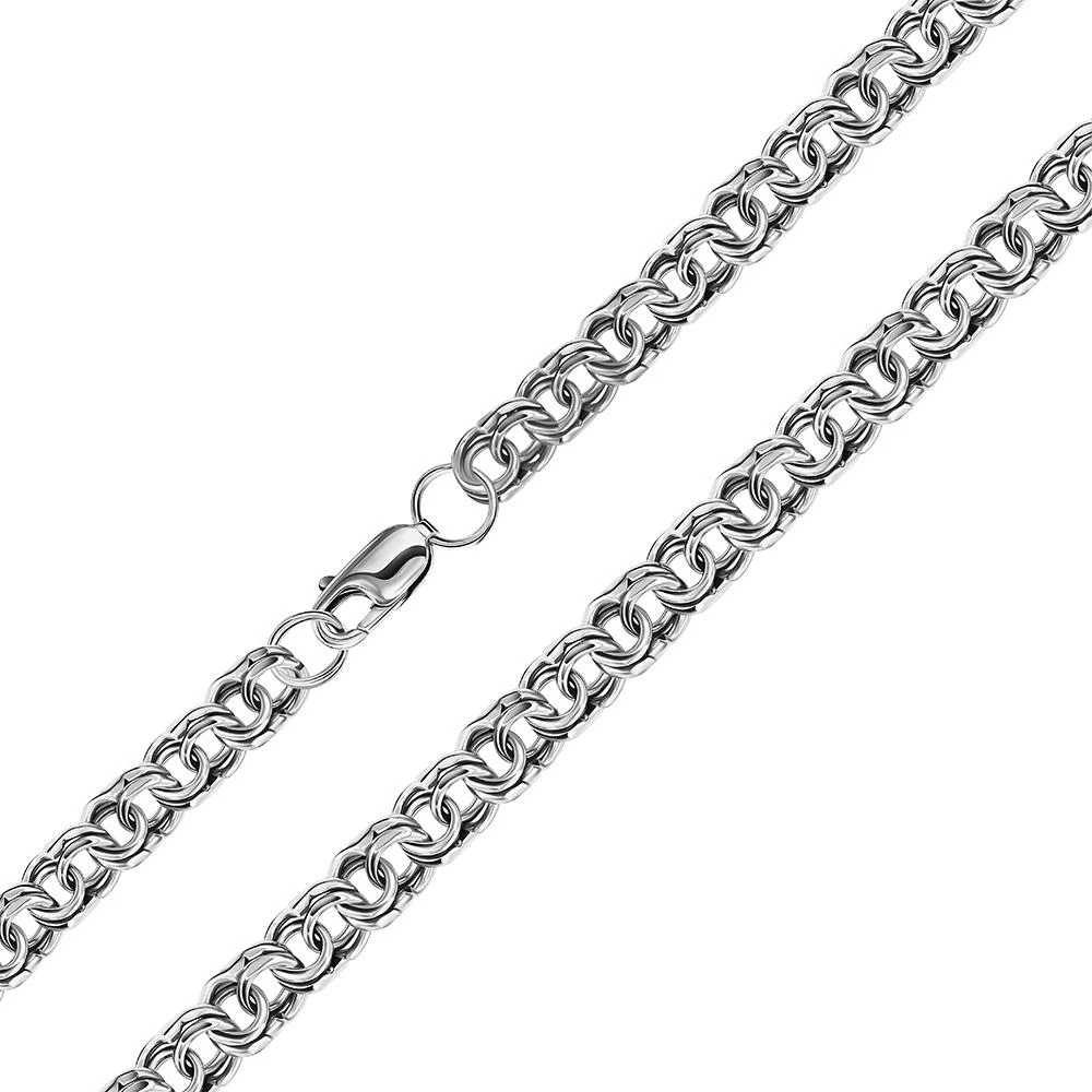 Цепь бисмарк из серебра 925 пробы