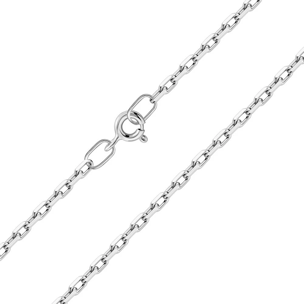 Цепь якорь из серебра 925 пробы