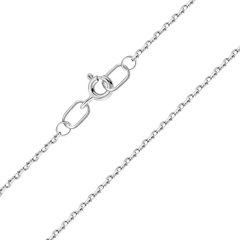 Цепь якорь из серебра 925 пробы