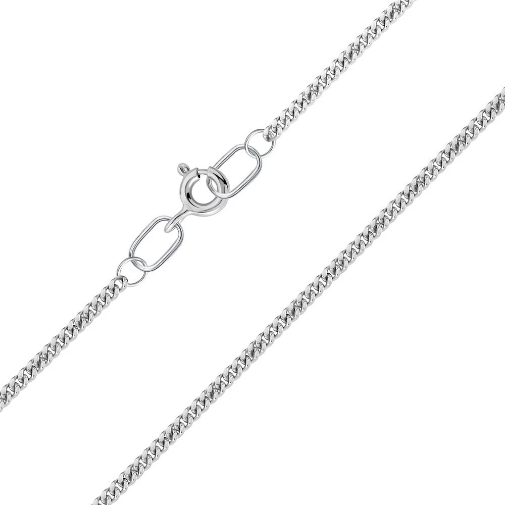 Цепь панцирь из серебра 925 пробы