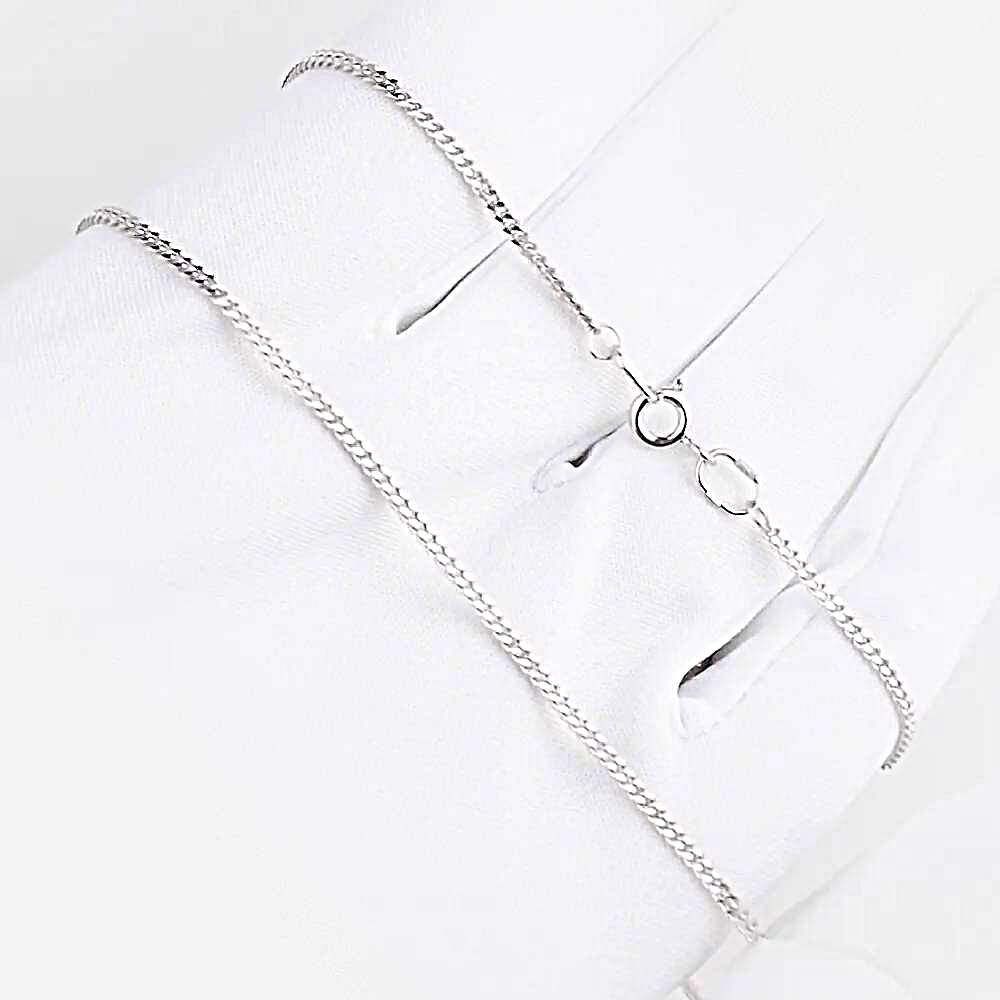 Цепь панцирь из серебра 925 пробы 1