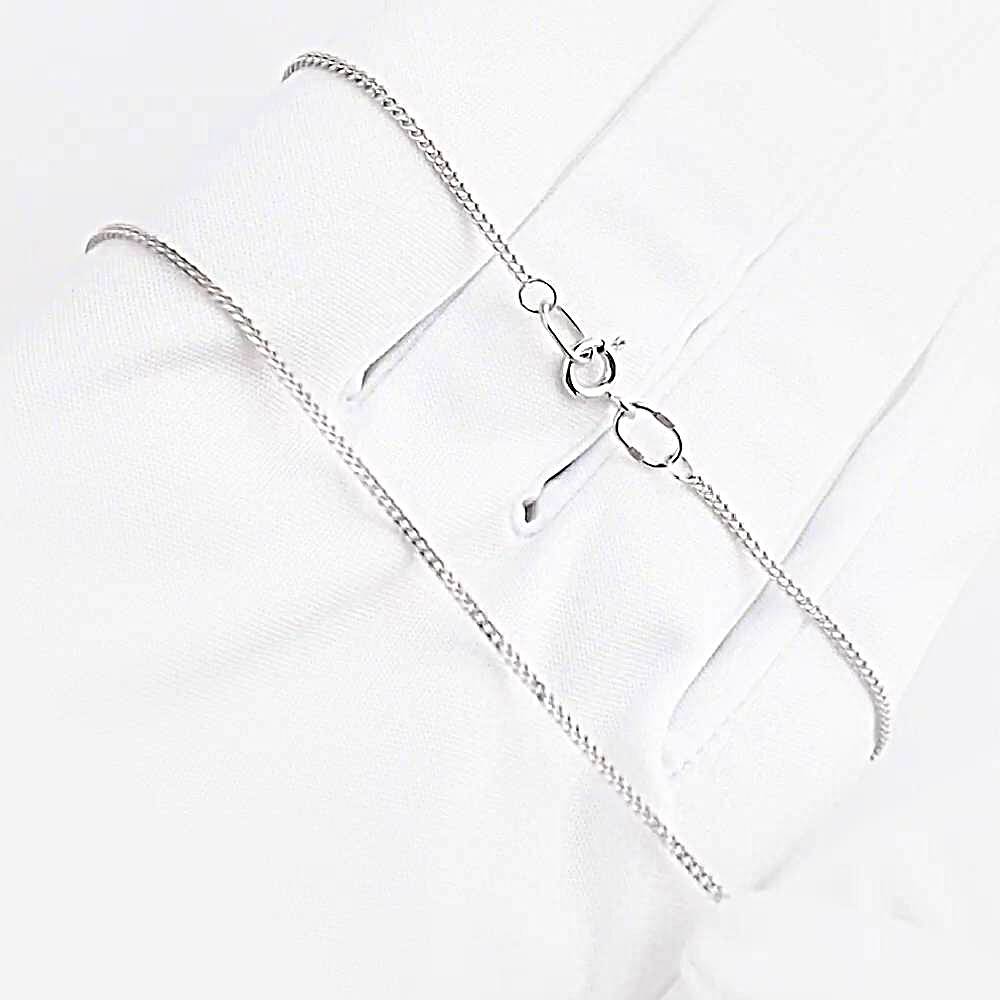 Цепь панцирь из серебра 925 пробы 1