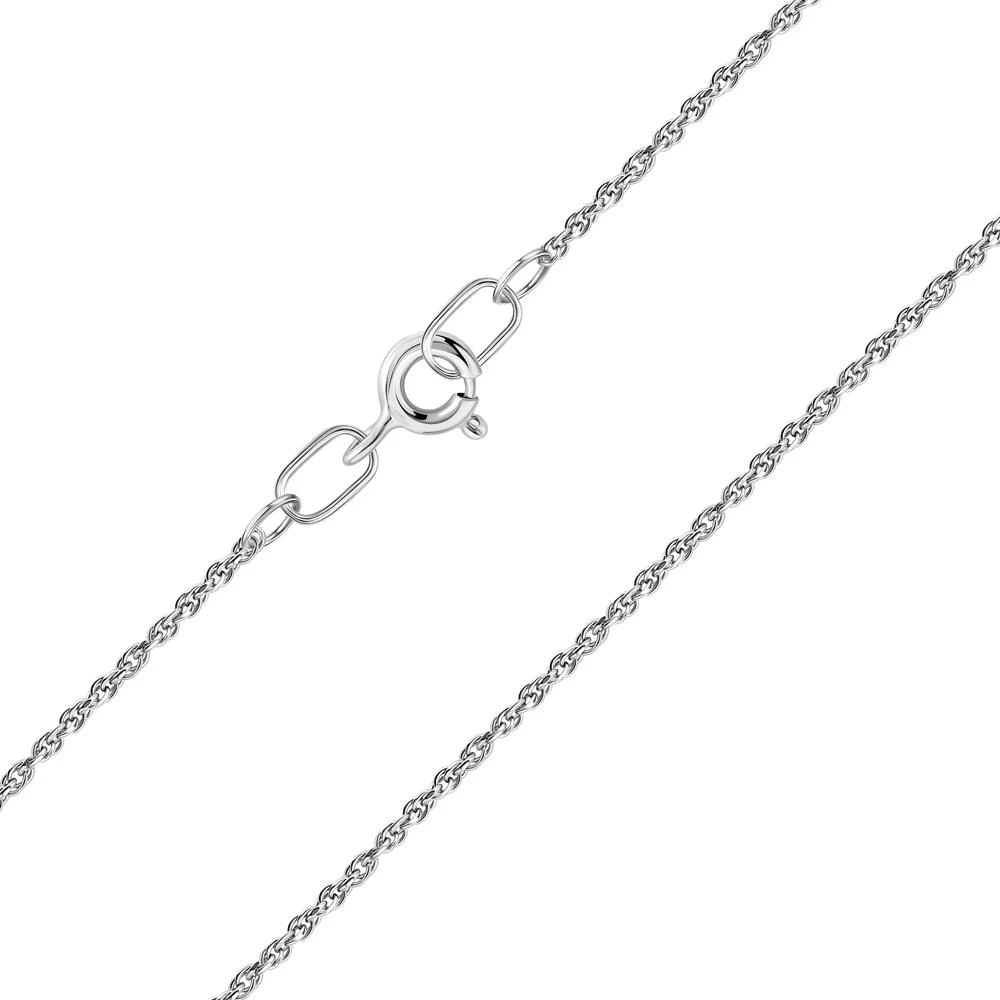 Цепь корда из серебра 925 пробы