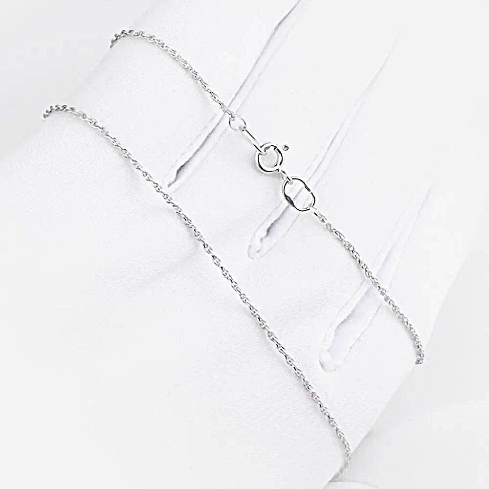 Цепь корда из серебра 925 пробы 1