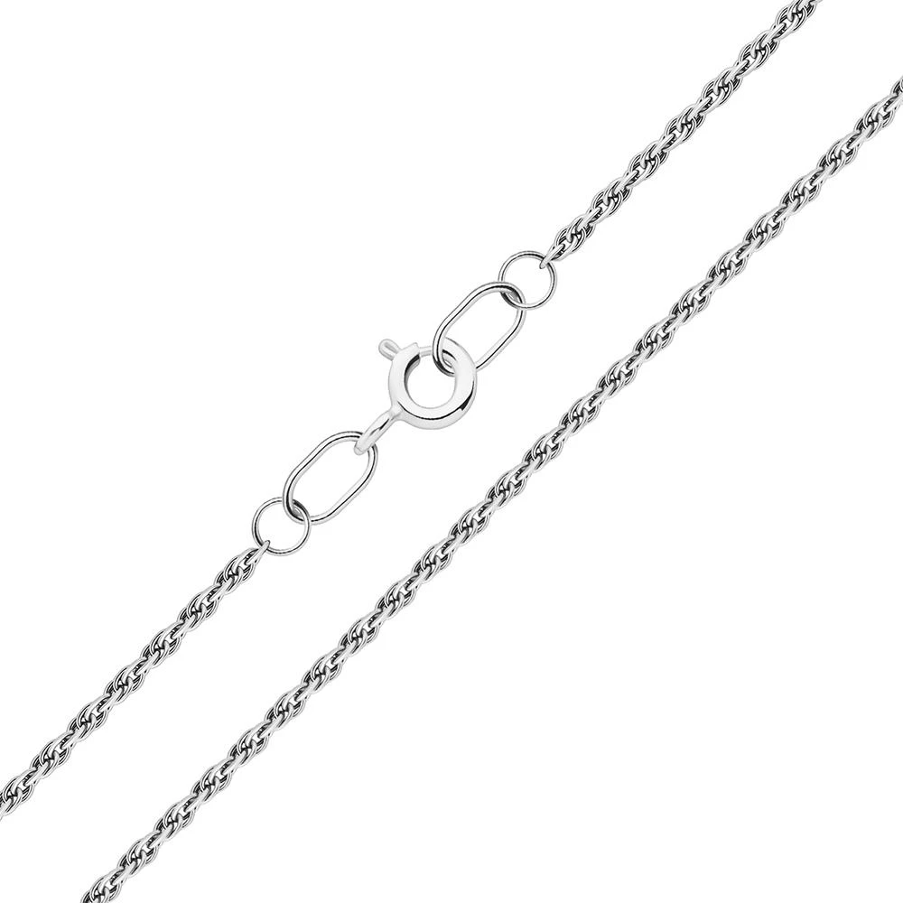 Цепь корда из серебра 925 пробы