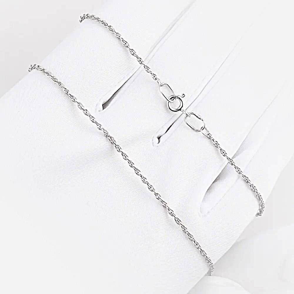 Цепь корда из серебра 925 пробы 1