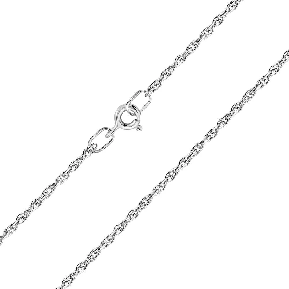 Цепь корда из серебра 925 пробы