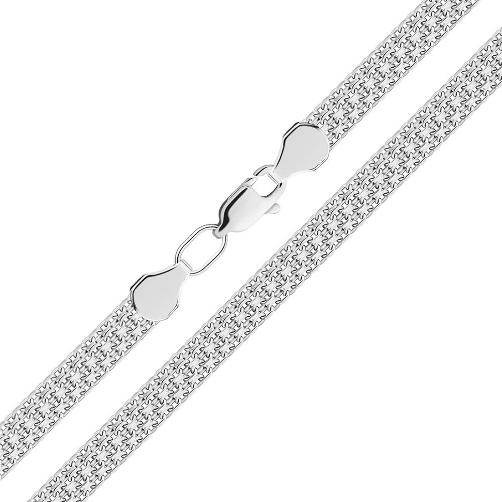 Цепь дорожка от 4 из серебра 925 пробы