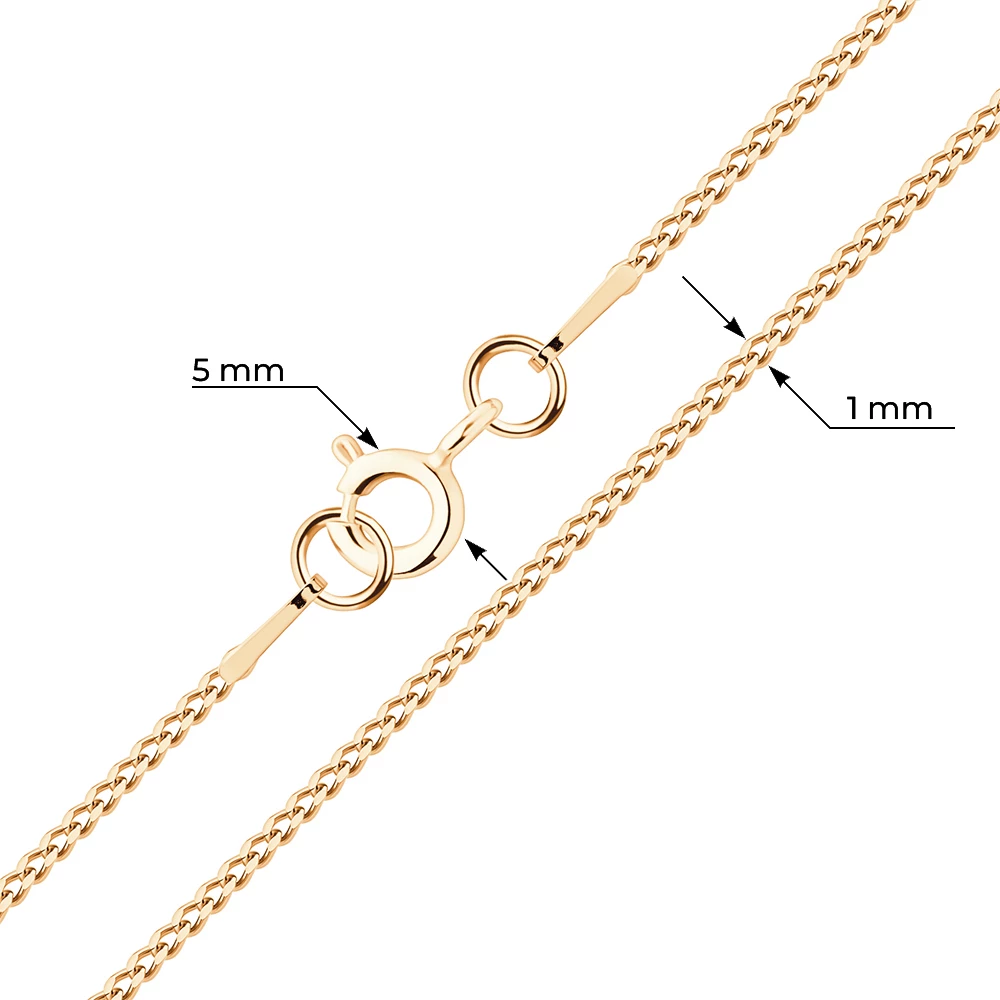 Цепь панцирь из серебра 925 пробы