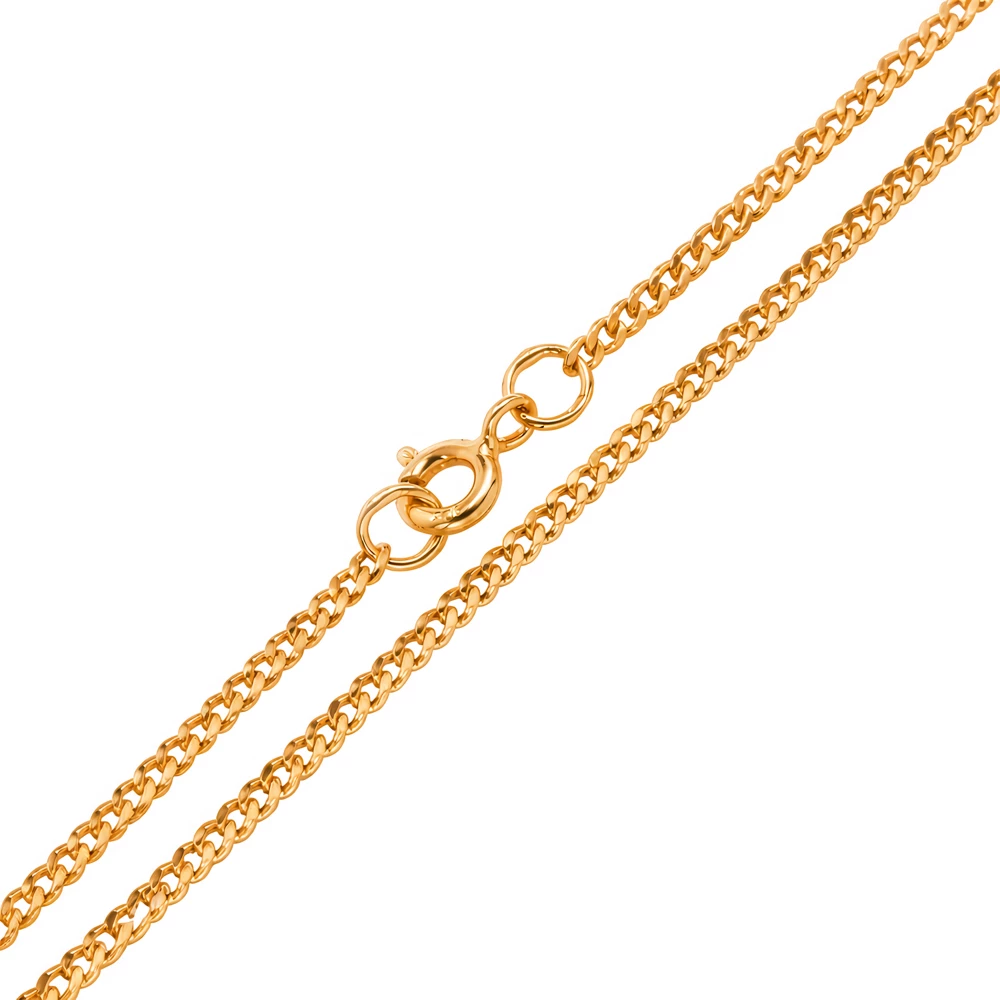 Цепь панцирь из серебра 925 пробы