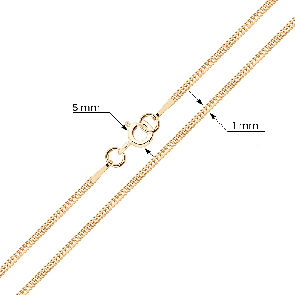 Цепь панцирь двойной из серебра 925 пробы