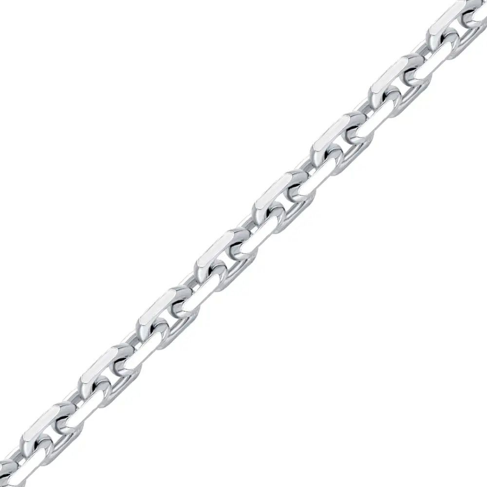 Браслет якорь из серебра 925 пробы