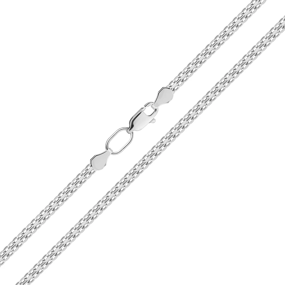 Браслет дорожка 2 из серебра 925 пробы