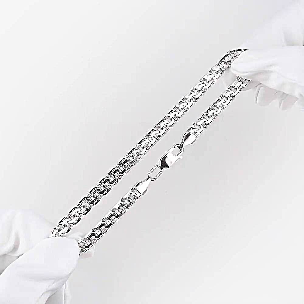 Браслет бисмарк из серебра 925 пробы 1