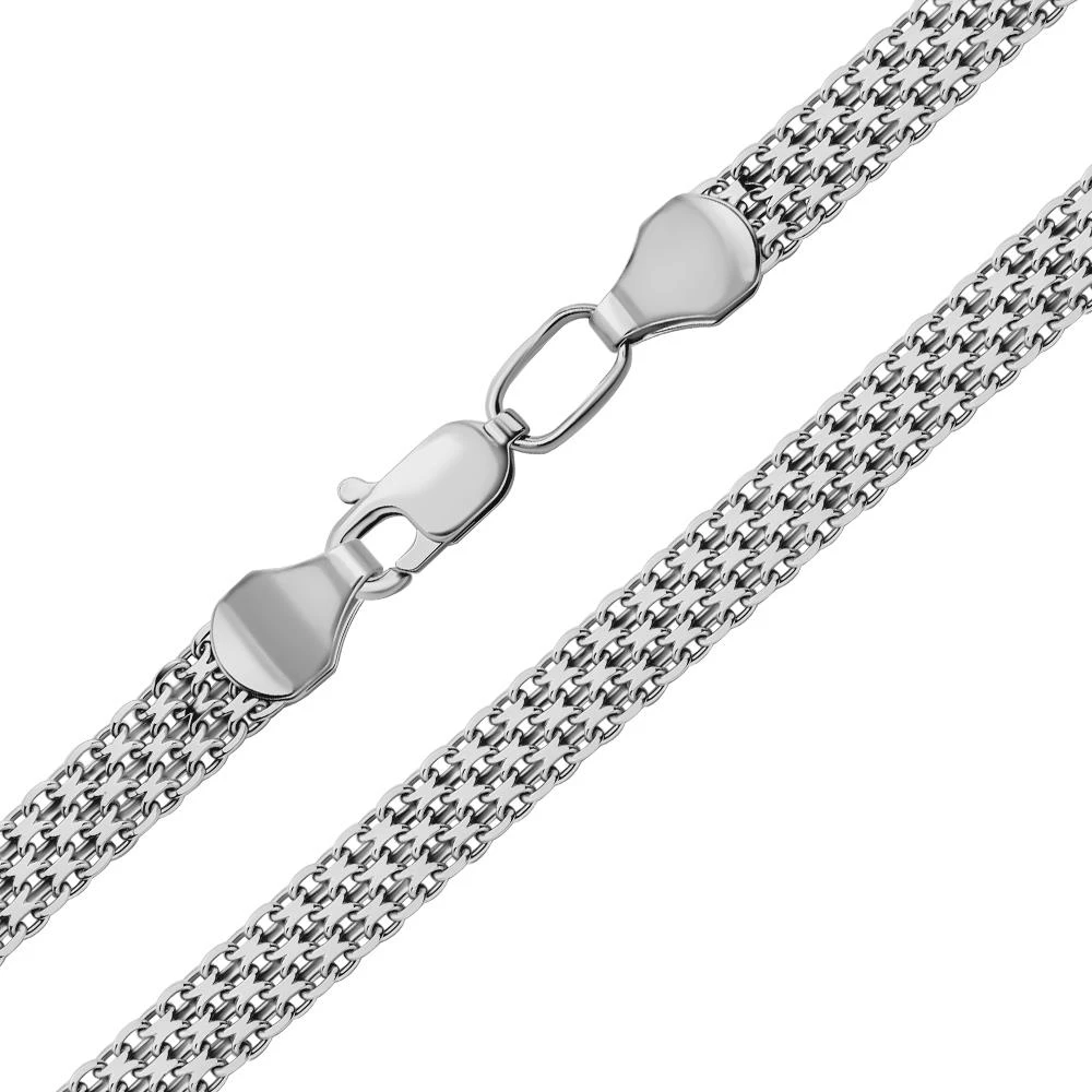 Браслет дорожка от 4 из серебра 925 пробы