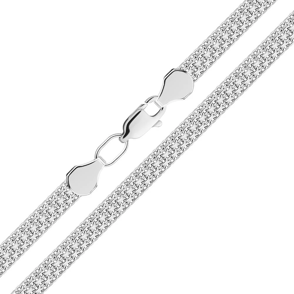 Браслет дорожка от 4 из серебра 925 пробы