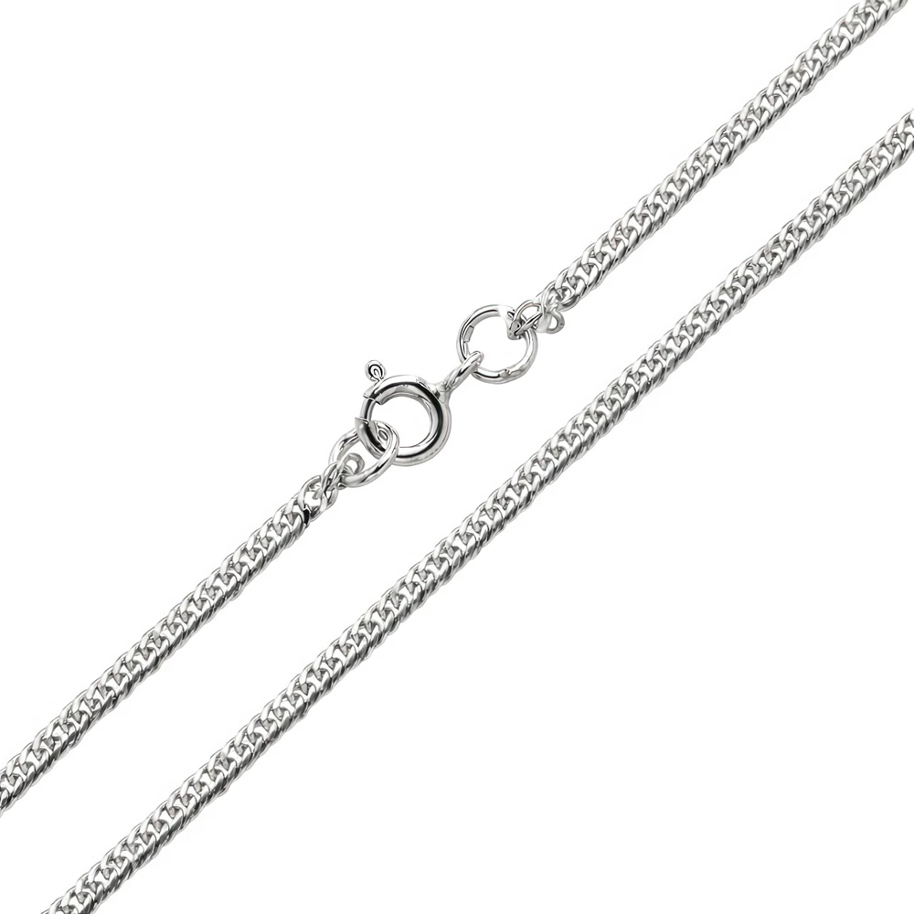 Браслет панцирь двойной из серебра 925 пробы