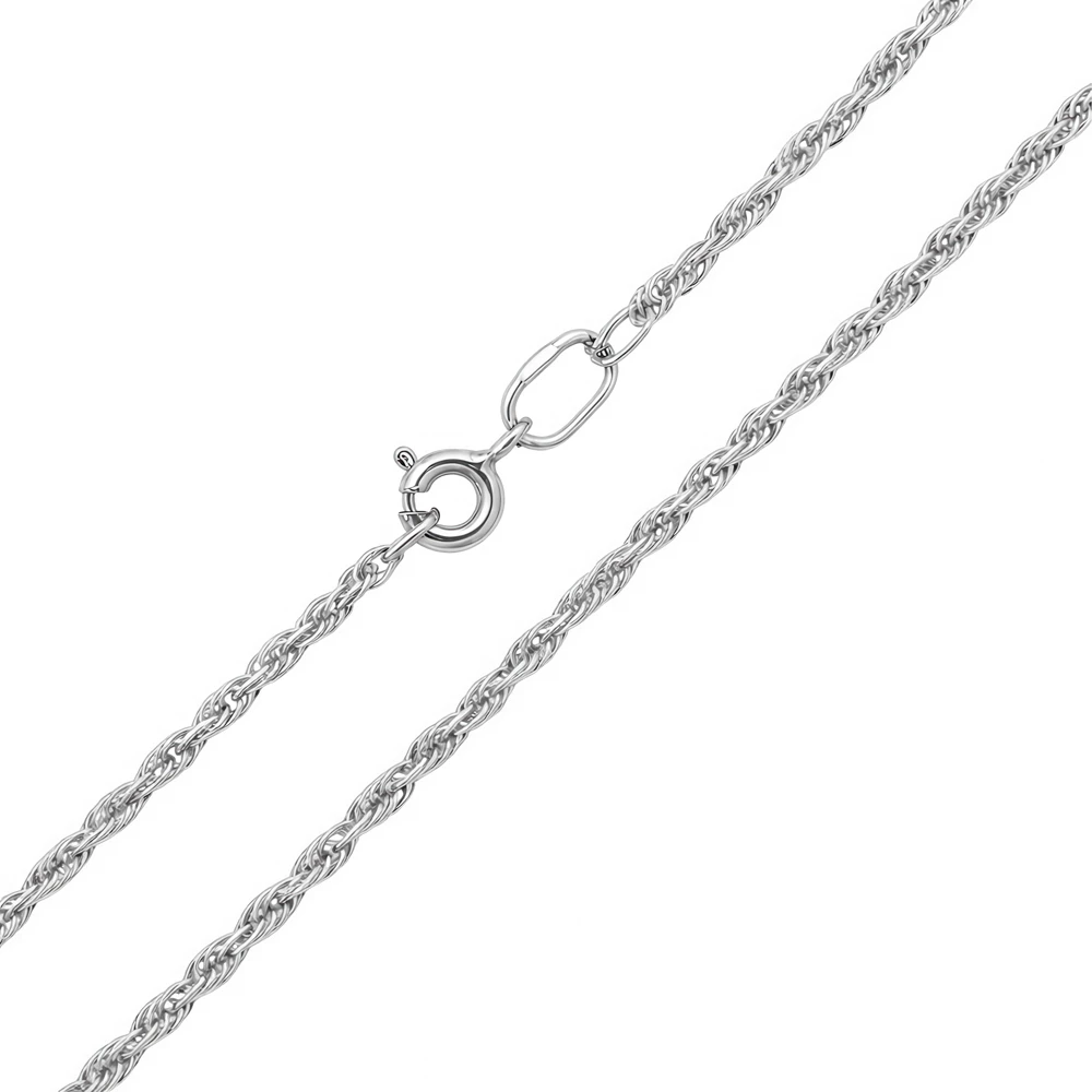 Браслет корда из серебра 925 пробы