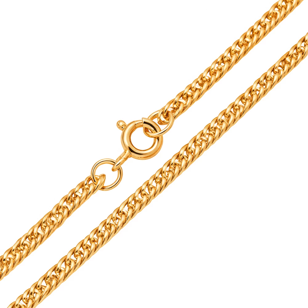 Браслет панцирь двойной из серебра 925 пробы