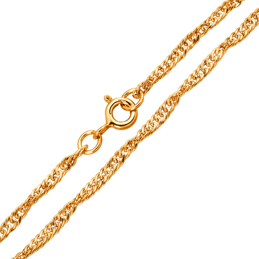 Браслет сингапур из серебра 925 пробы