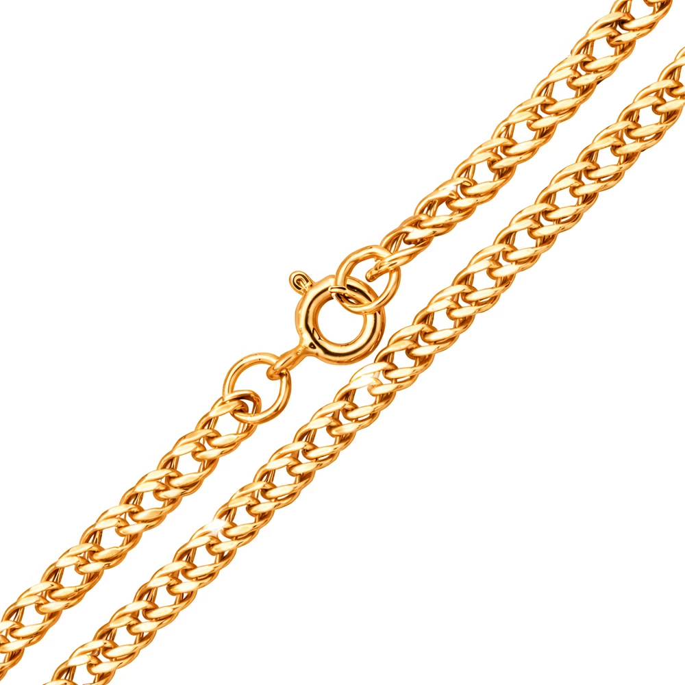 Браслет ромб двойной из серебра 925 пробы