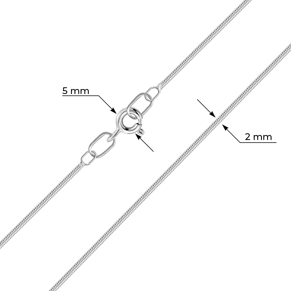 Браслет на ногу тондо из серебра 925 пробы