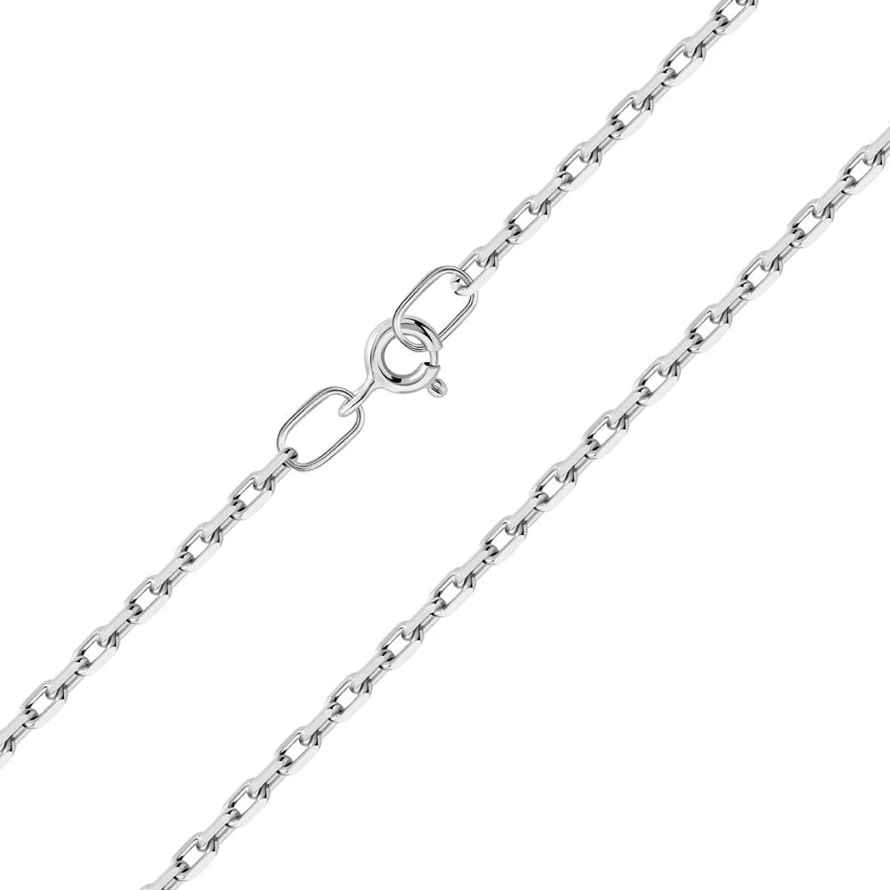 Браслет на ногу якорь из серебра 925 пробы