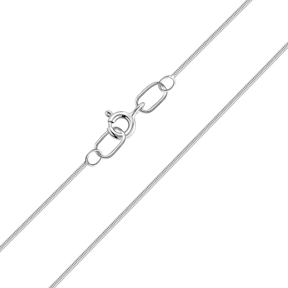 Браслет на ногу тондо из серебра 925 пробы