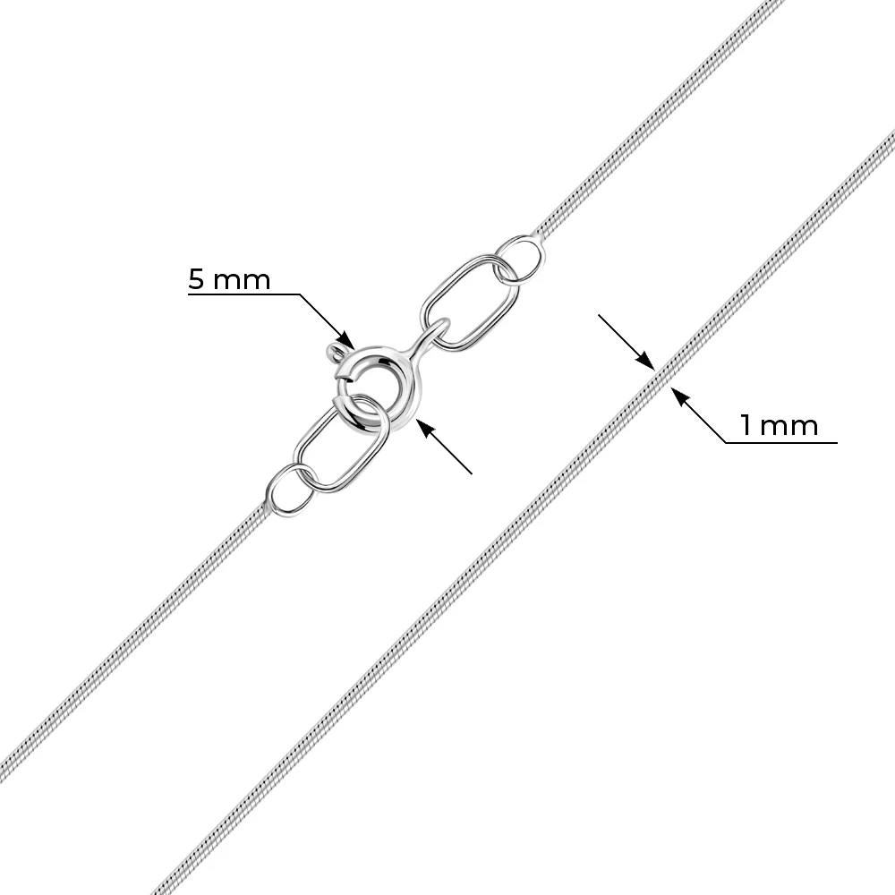 Браслет на ногу тондо из серебра 925 пробы