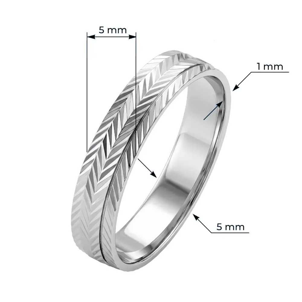 Кольцо из серебра 925 пробы 6