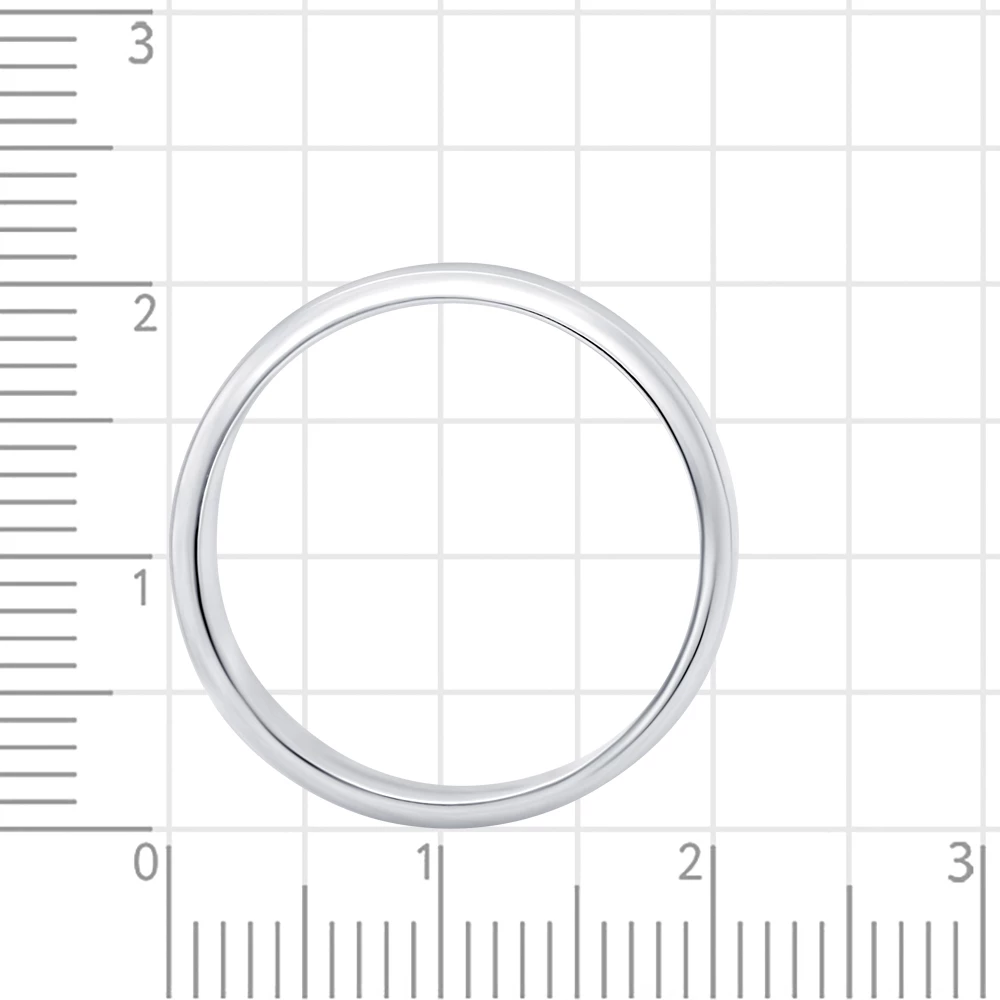 Кольцо обручальное из серебра 925 пробы 3