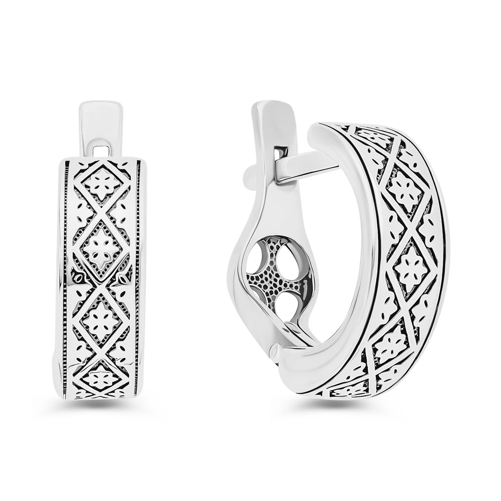 Серьги из серебра 925 пробы