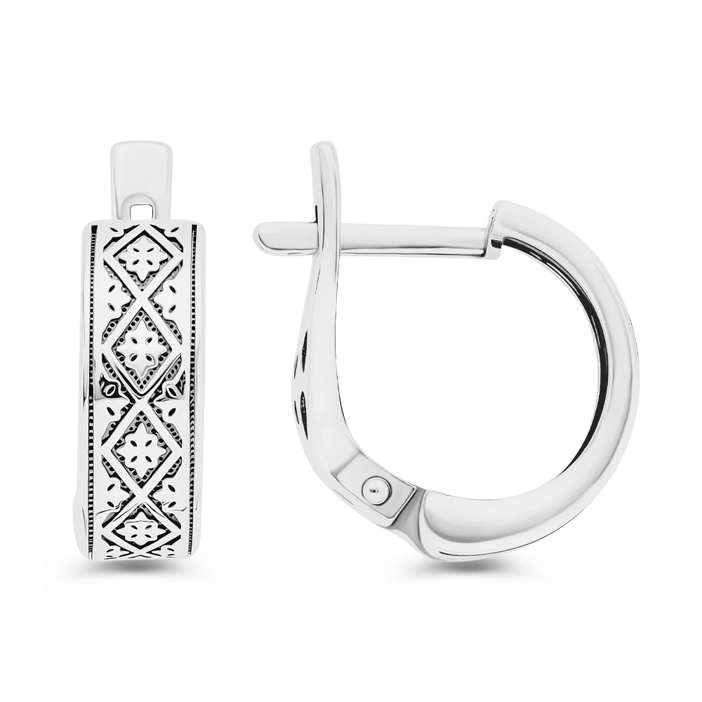 Серьги из серебра 925 пробы