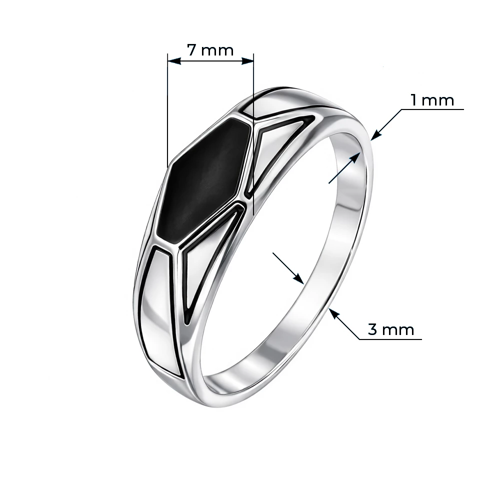 Кольцо из серебра 925 пробы