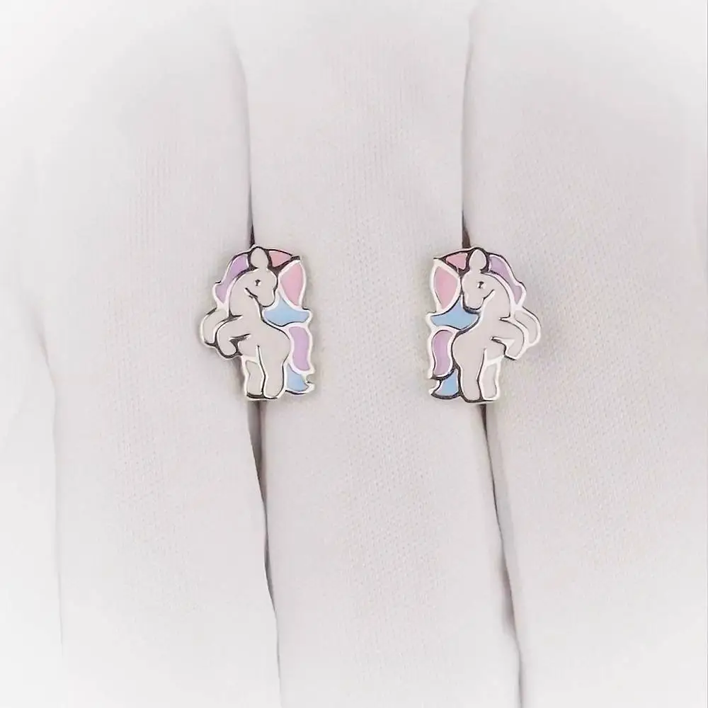 Серьги детские из серебра 925 пробы 2