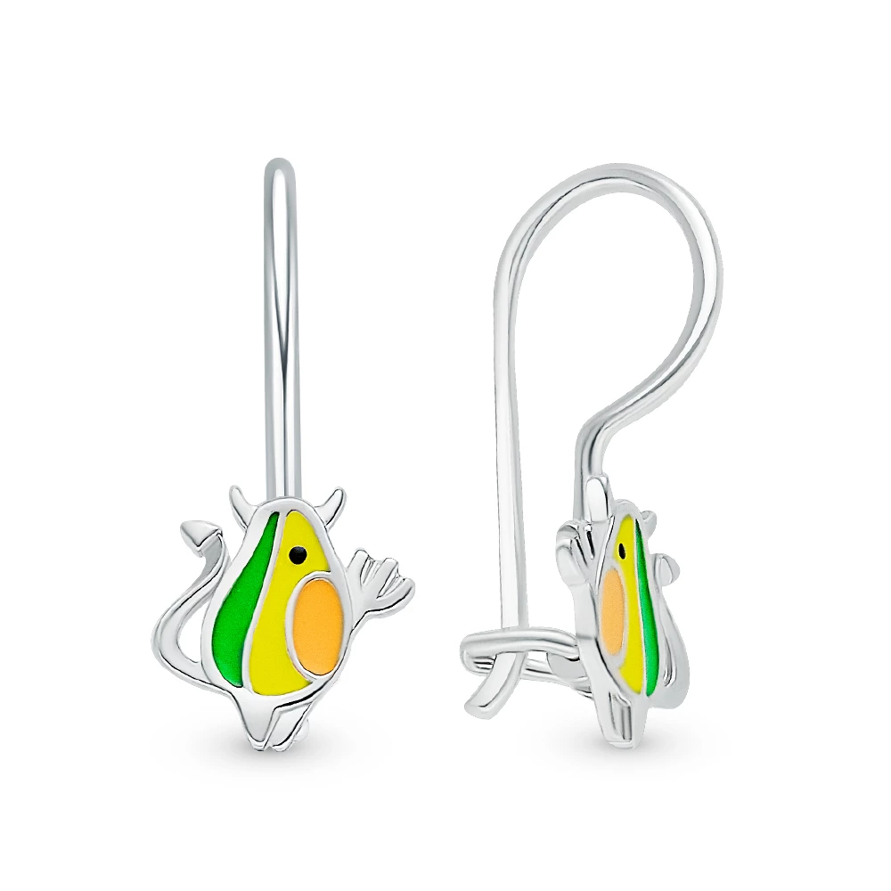 Серьги детские из серебра 925 пробы 1