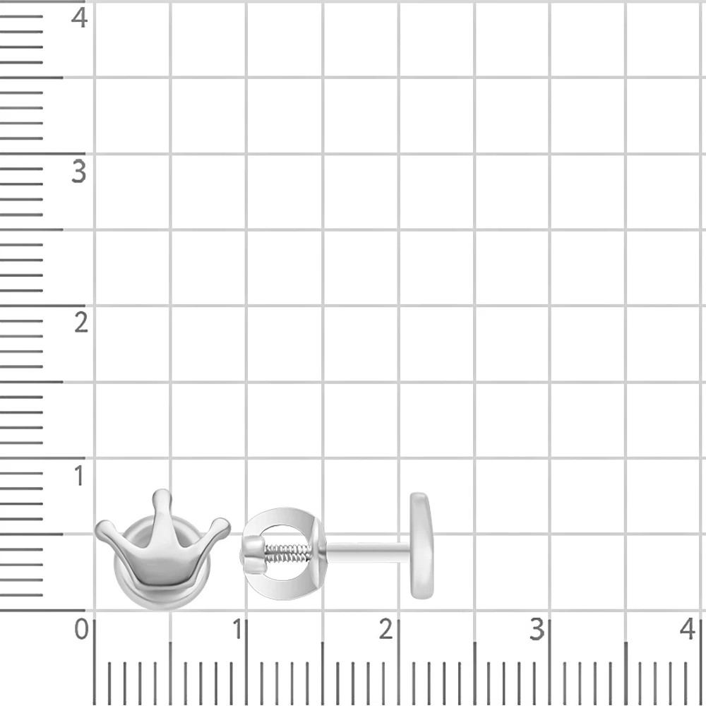 Серьги детские из серебра 925 пробы 2