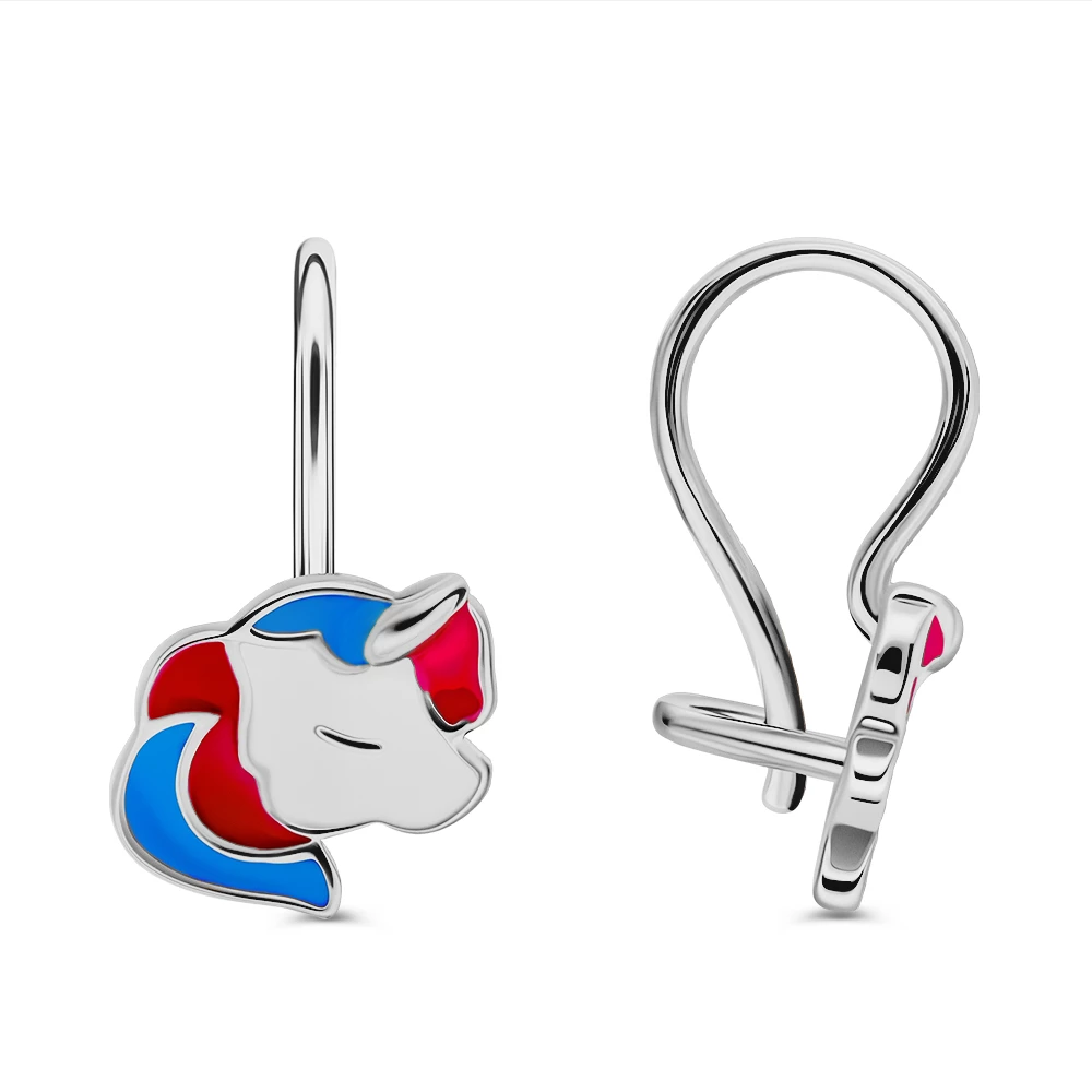 Серьги детские из серебра 925 пробы