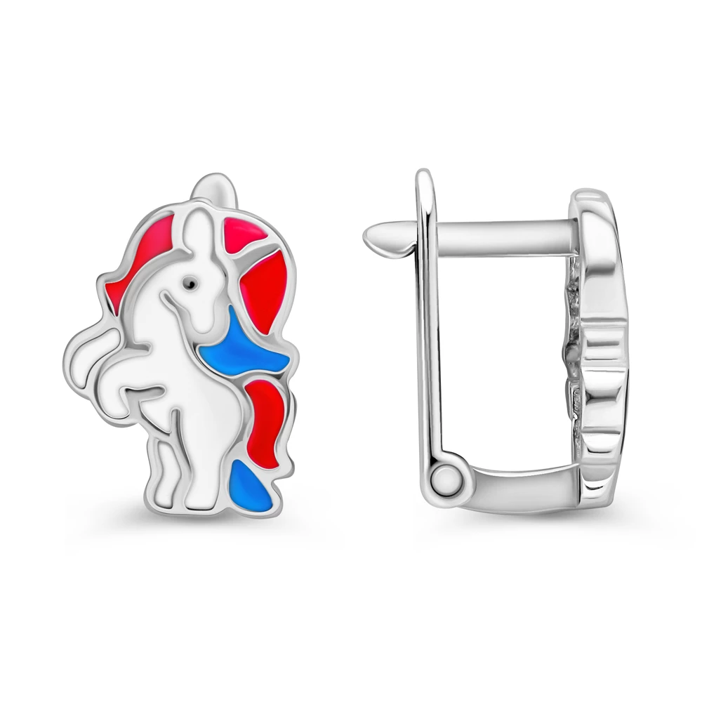 Серьги детские из серебра 925 пробы