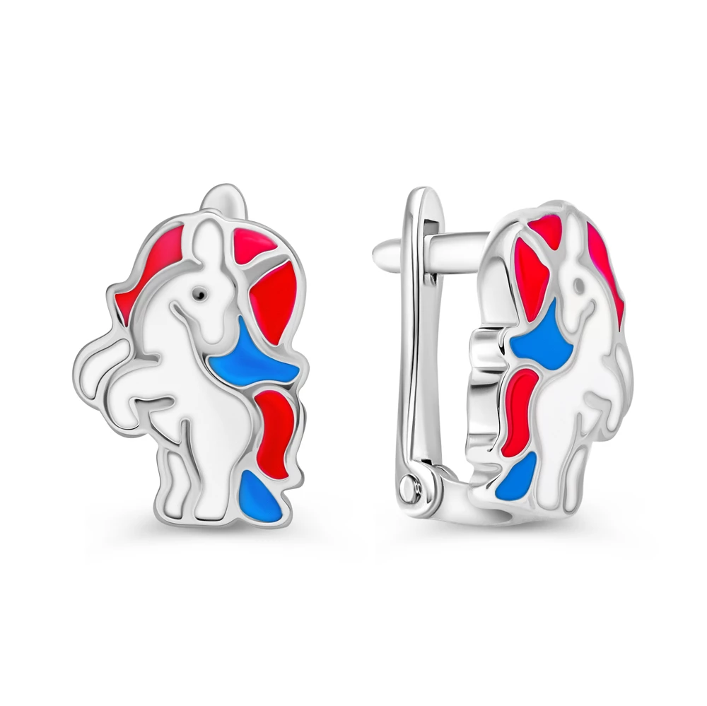 Серьги детские из серебра 925 пробы