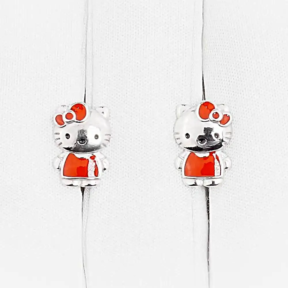 Серьги детские из серебра 925 пробы 2