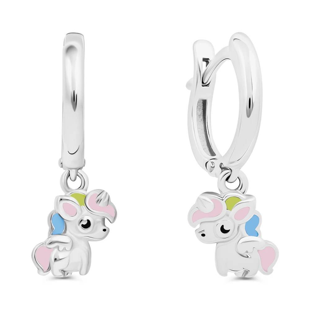 Серьги детские из серебра 925 пробы 1