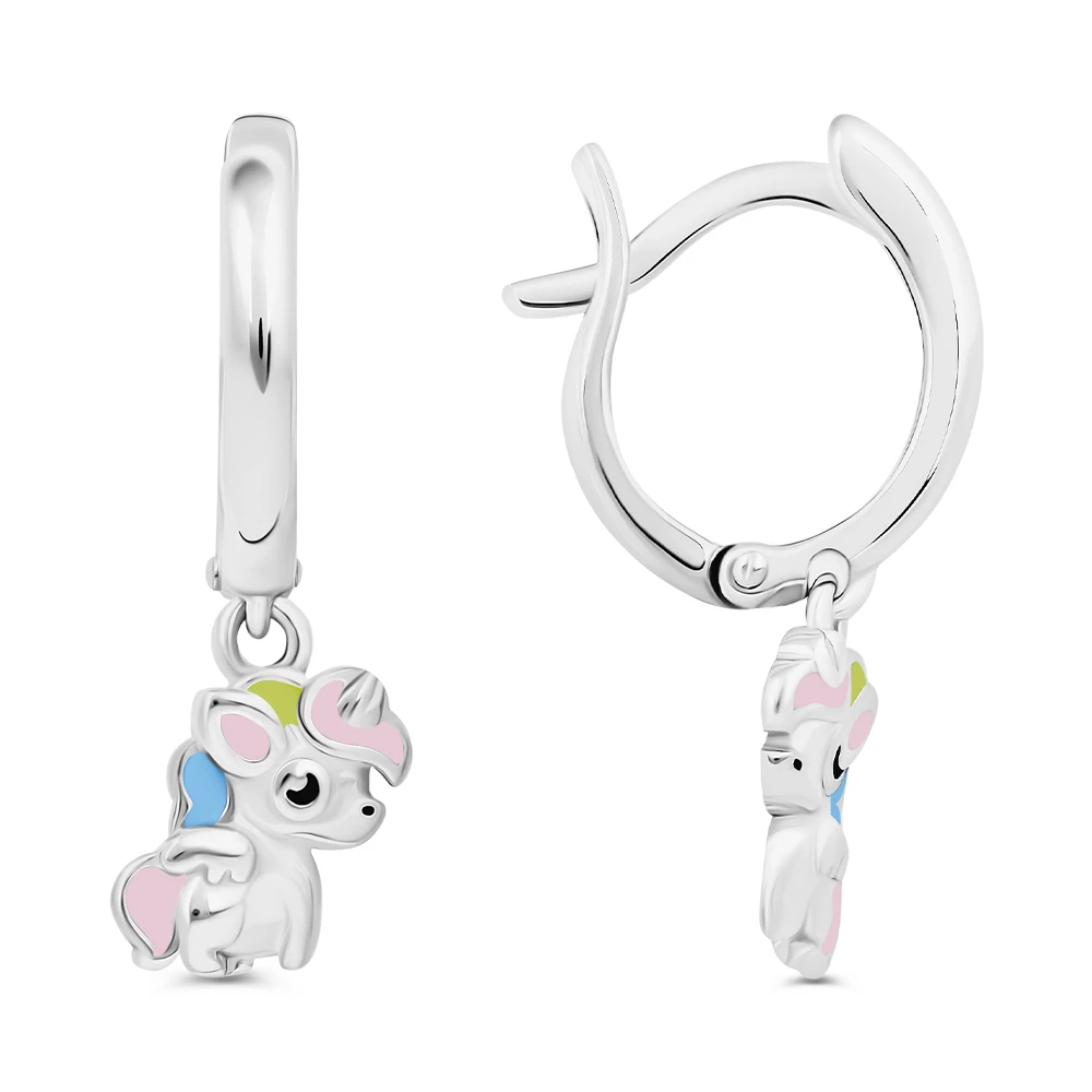 Серьги детские из серебра 925 пробы 2