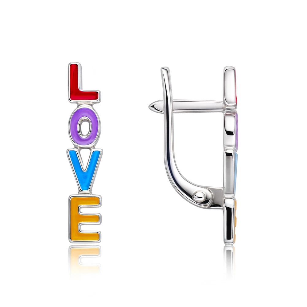 Серьги детские из серебра 925 пробы