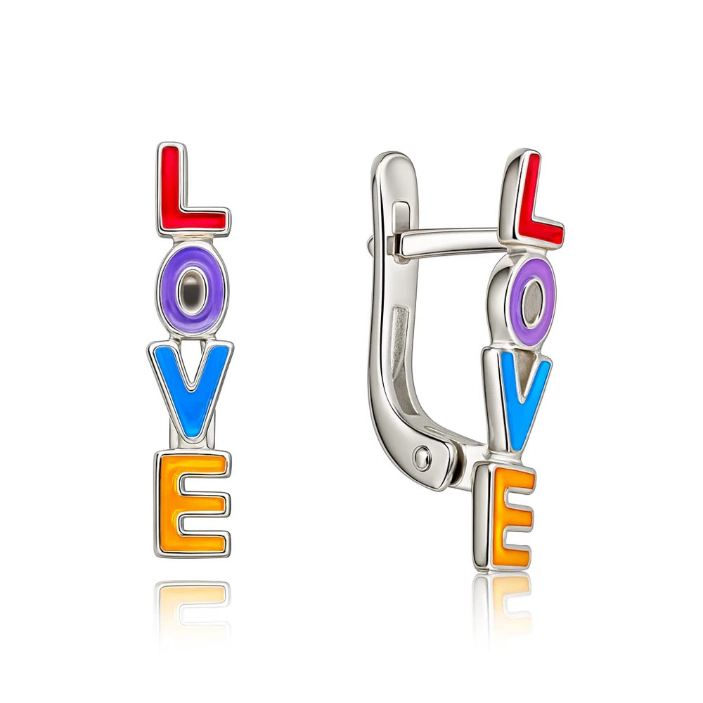 Серьги детские из серебра 925 пробы