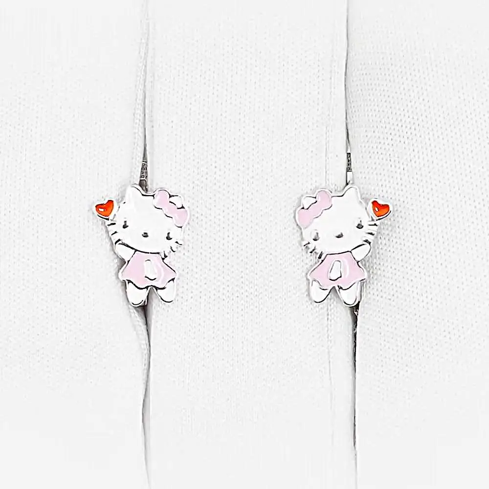 Серьги детские из серебра 925 пробы 2