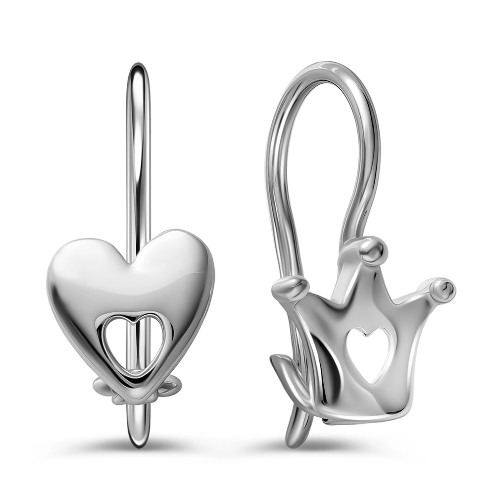 Серьги детские из серебра 925 пробы