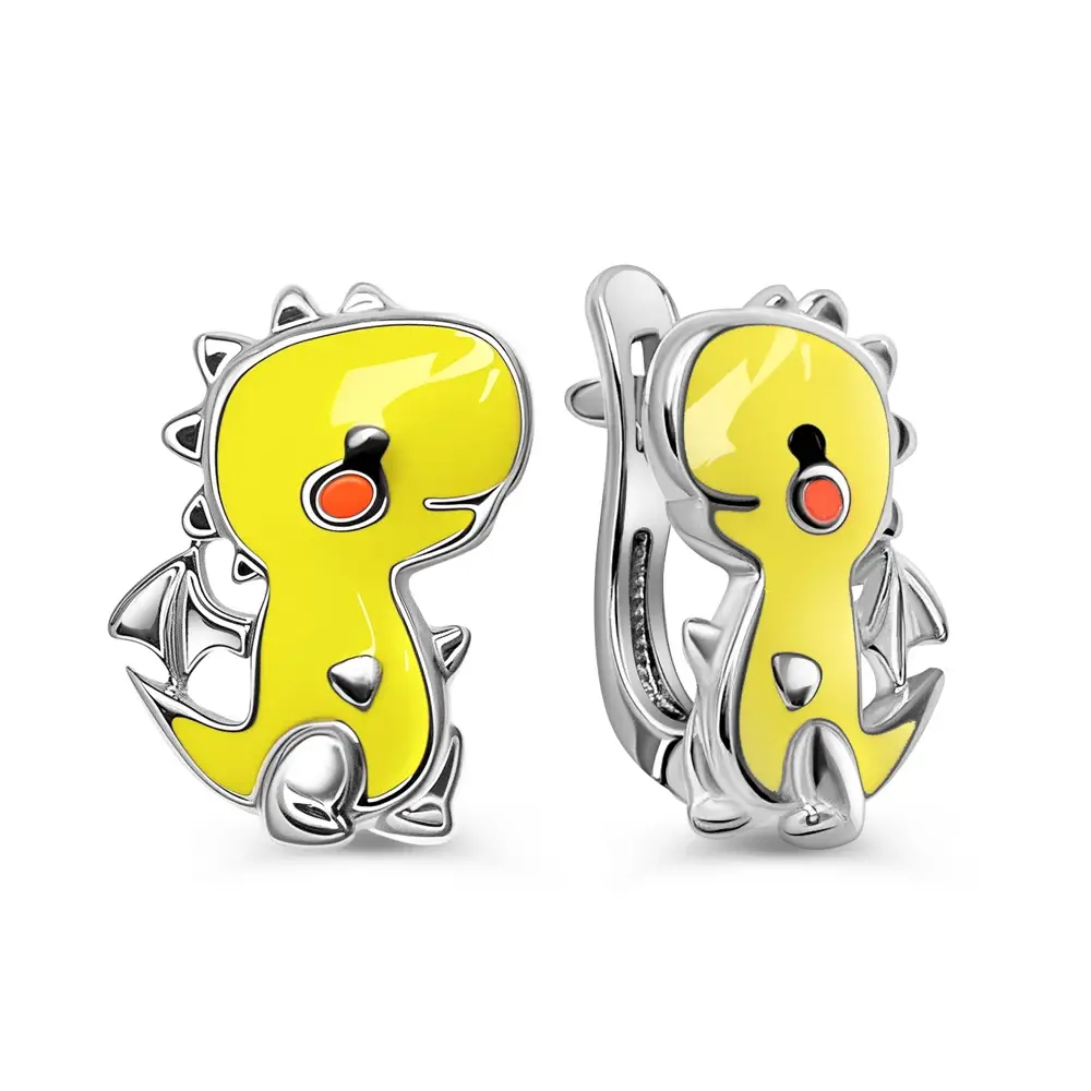 Серьги детские из серебра 925 пробы