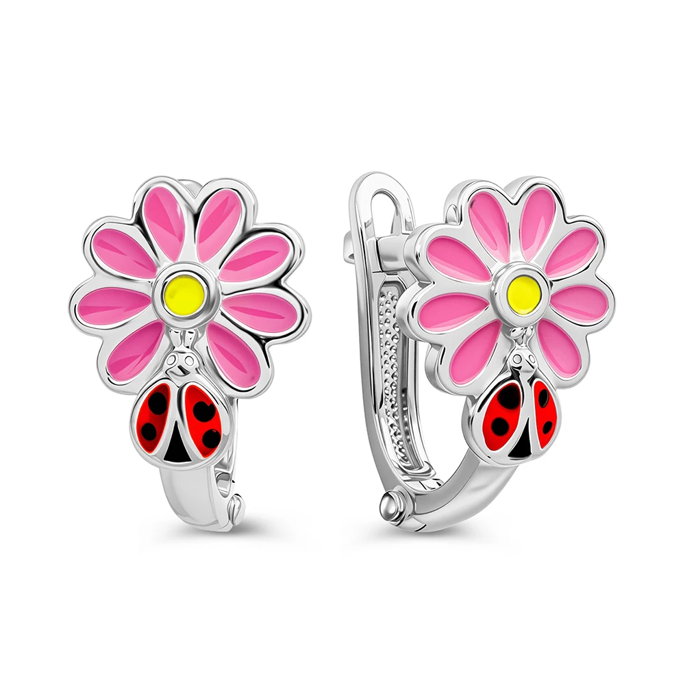 Серьги детские из серебра 925 пробы